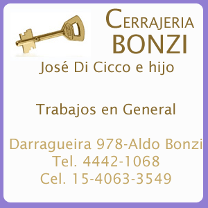 Cerrajeria Bonzi - Servicios Bonzi Web - Aldo Bonzi
