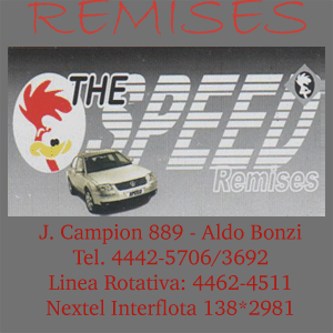The Speed Remises - Servicios Bonzi Web - Aldo Bonzi